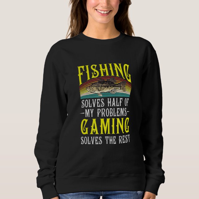 Spel löser resten av mina problem med att fiska Ho T Shirt (Framsida)