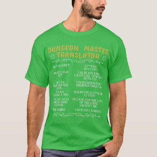 Spel Masterabletop Brädspel RPG Spelare Spel D T Shirt