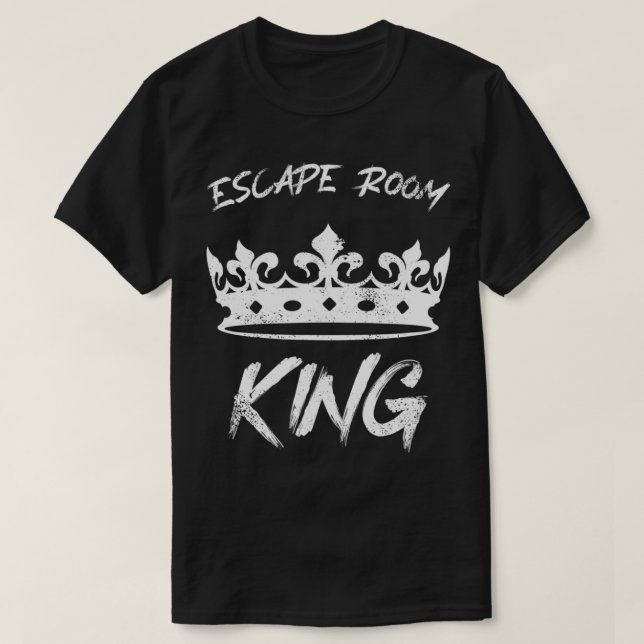 Spel med Escape-rumskort finns  T Shirt (Design framsida)