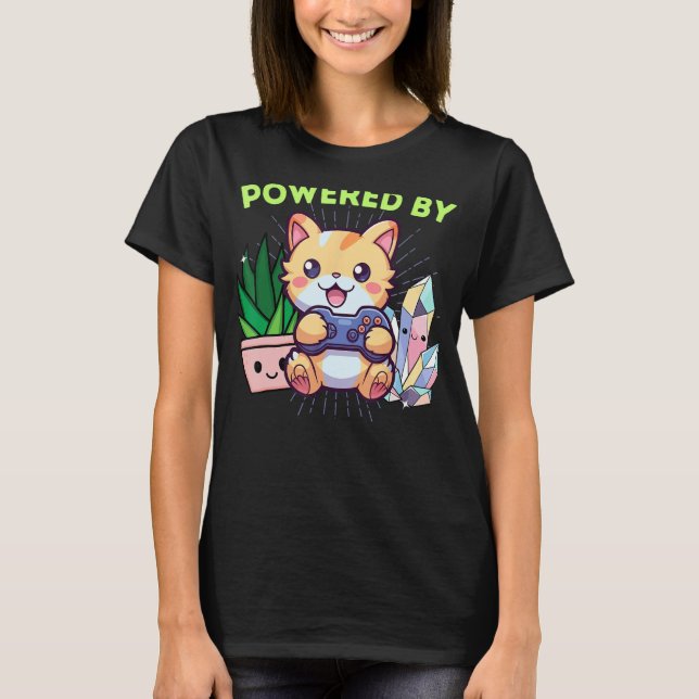 Spel med spelande och Crystal T Shirt (Framsida)