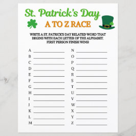 Spel mellan St. Patrick och Z Tävling