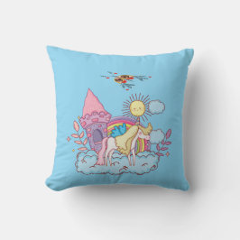 Spel och visuell konsdesign kudde