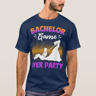 Spel över bachelagrman bröllop t shirt