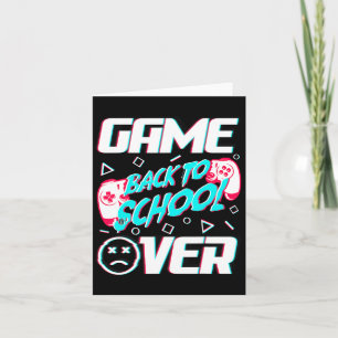 Spel över Back to school första skoldag Kort