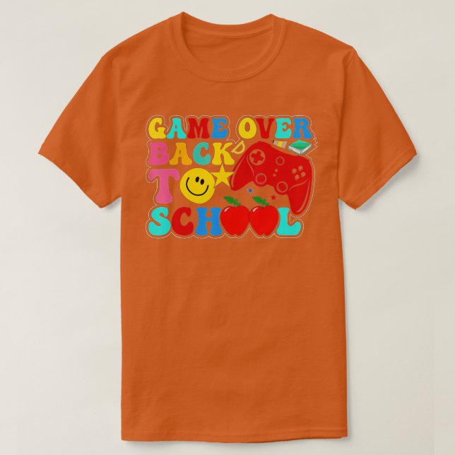Spel över Back to school Lärare eller Student (1) T Shirt (Design framsida)