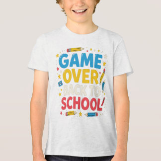 Spel över Back to school Lärare Student T Shirt