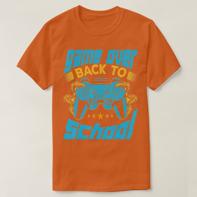 Spel över Back to school-lärareStudentspelskonton T Shirt (Design framsida)