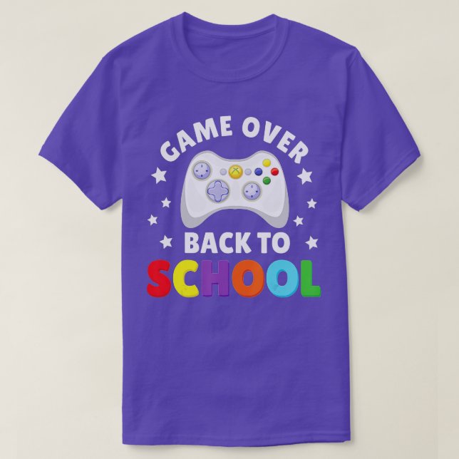 Spel över Back to school-styrenhetslärarstudier T Shirt (Design framsida)