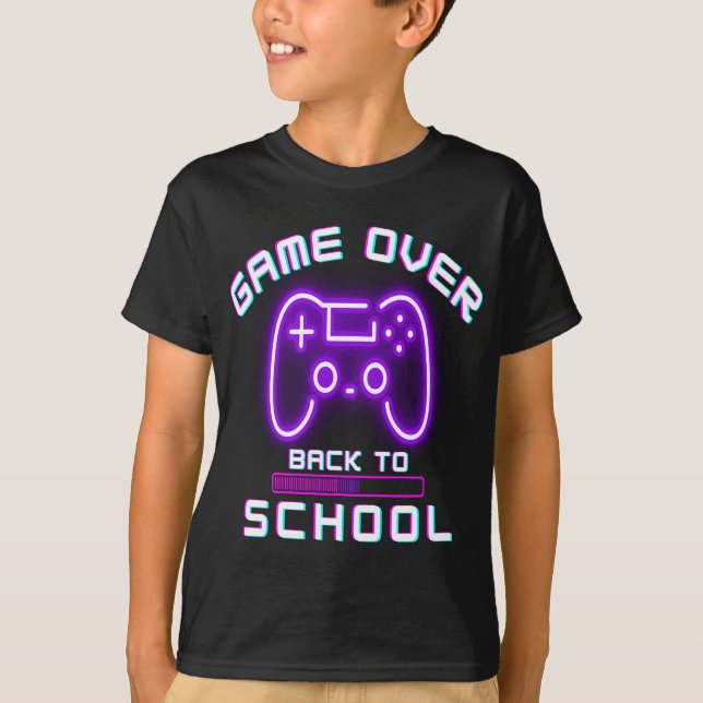 Spel över Back to school T Shirt (Framsida)