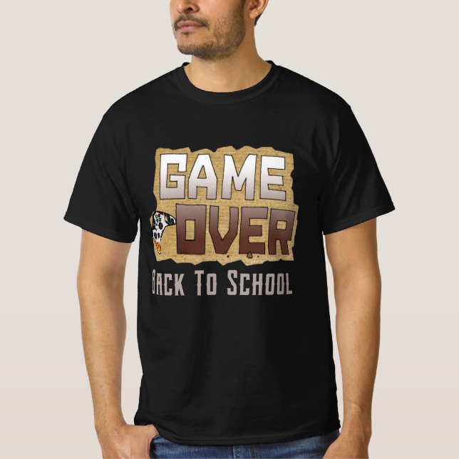 Spel över Back to school T Shirt (Framsida)