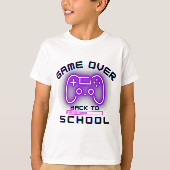 Spel över Back to school T Shirt (Framsida)