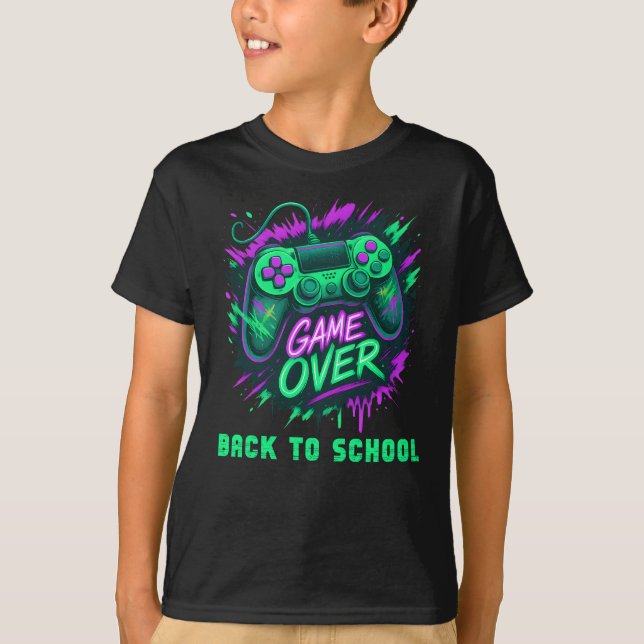 Spel över Back to school T Shirt (Framsida)
