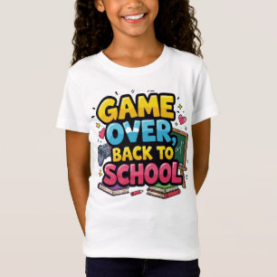 Spel över Back to school T-Shirt   Funny Gamer