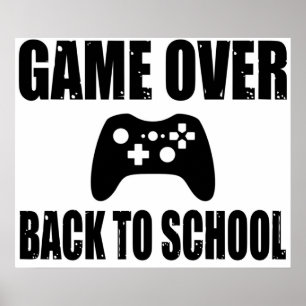 spel över back to school vita poster