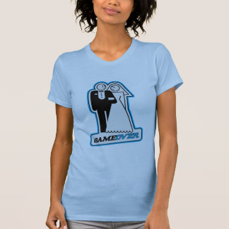 Spel över Bröllop Bride & Groom TShirt (blå) Tröja