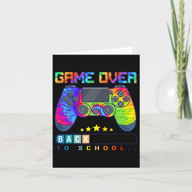 Spel över byte till skolbarn i Roligten första dag Kort (Framsida)