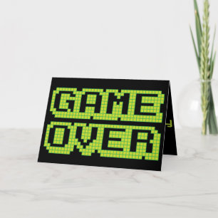 Spel över födelsedagskort kort