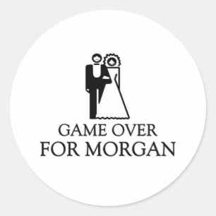 Spel över för Morgan Runt Klistermärke