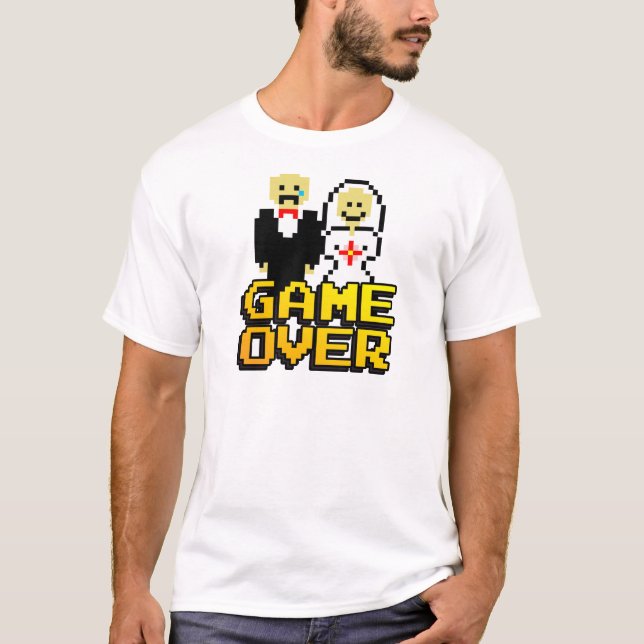 Spel över giftermål (8 bitar) tee (Framsida)