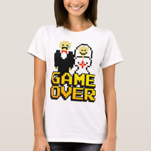 Spel över giftermål (8 bitar) tee shirt