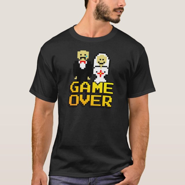 Spel över giftermål (8 bitar) tröja (Framsida)