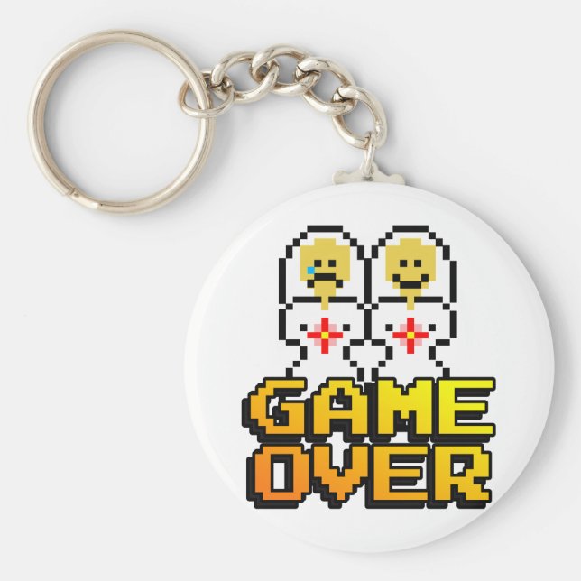 Spel över Giftermål (Lesbisk, 8 bitar) Nyckelring (Framsidan)