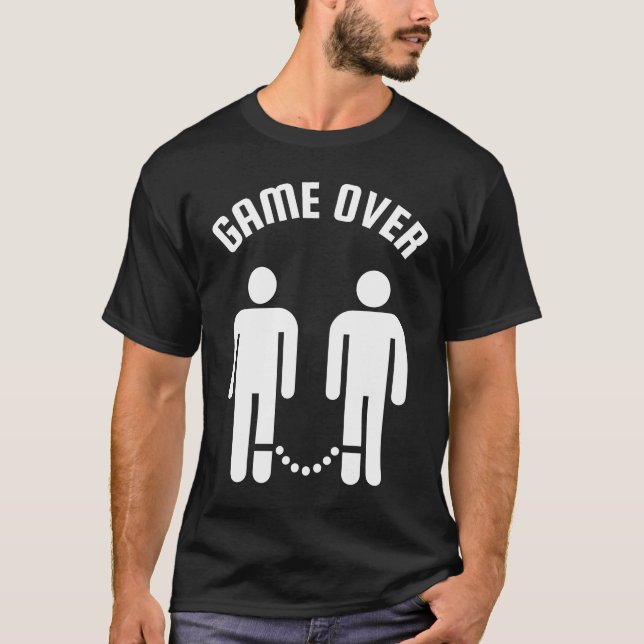 Spel över giftermål t shirt (Framsida)
