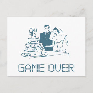 Spel över (Giftermål) Vykort