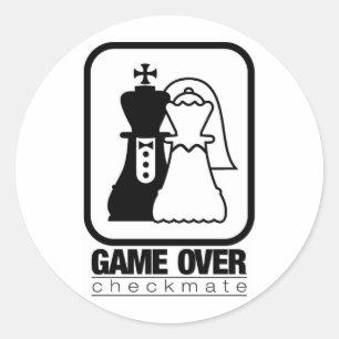 Spel över kontrollpunkt runt klistermärke