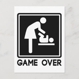 Spel över Nyfödd bebis för överordnad Mamma Meddelande Vykort