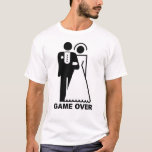 Spel över t-shirt<br><div class="desc">Lustigt Bachelor-party t-shirt för brudgummen i går kväll!</div>
