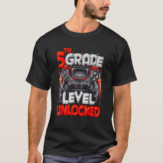 Spel på 5:e Klass-nivån olåst Back to school Ga T Shirt