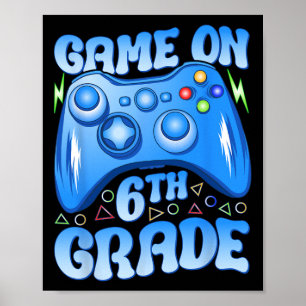 Spel på 6e Klass CK till skolvideospel Ki Poster