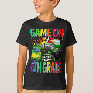 Spel på 6e Klass, första dagen-spelaren Back to sc T Shirt