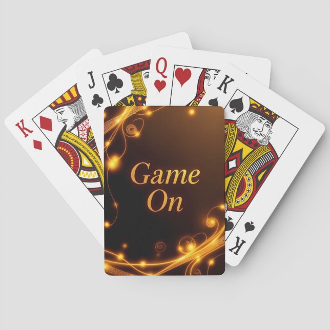 Spel på Abstrakt Casinokort (Baksidan)