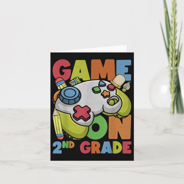 Spel på andra Klass-Back to school andra Klass-niv Kort (Framsida)