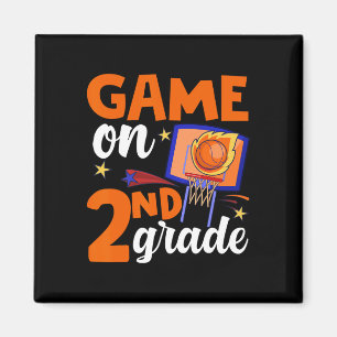Spel på andra Klass-basketboll Back to school Stud Magnet