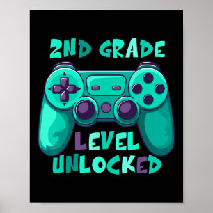 Spel på andra Klass-nivå - skoldag 1:a dagen Poster