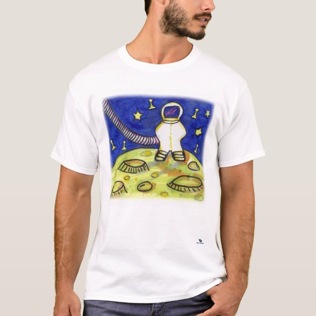 Spel på Astronaut-tavla T Shirt (Framsida)
