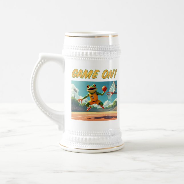 Spel på Basketball Frog stein på två sidor Sejdel (Vänster)