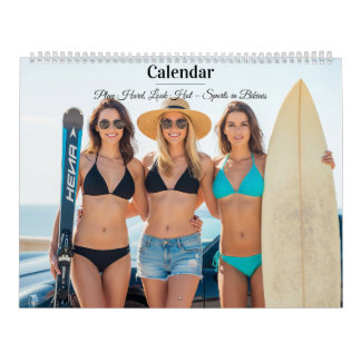 Spel på, Bikinis på - Bikini-kalender för sexsport Kalender