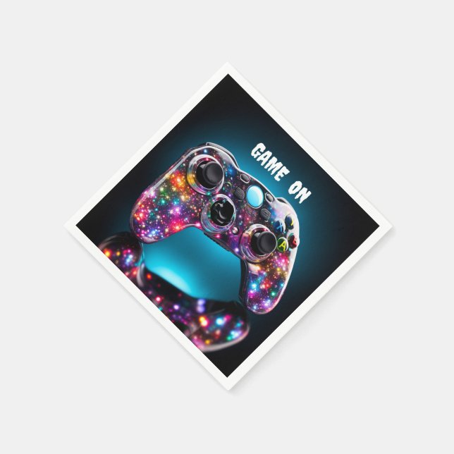 Spel på brant fjärrkontroll pappersservett (Hörn)