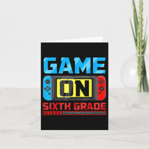 Spel på den sjätte Klass-spelaren Back to school f Kort