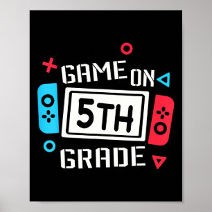 Spel på femte Roligten i Klass 5 Back to school Poster