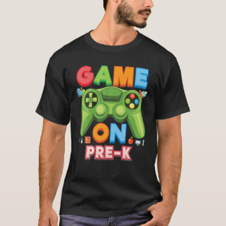Spel på förk-videospelskonsolen Kid Student Teach T Shirt