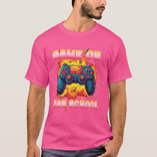 Spel på High School Funny Gamer Back to school Kid T Shirt