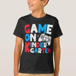 Spel på Kindergarten Klass Funny Birthday Boy T Shirt