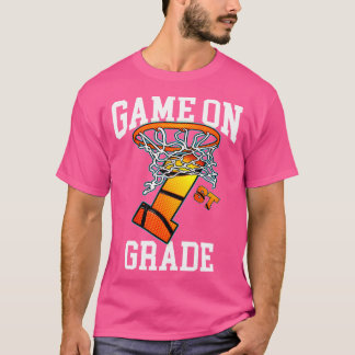 Spel på Klass 1:a Basketball Back to school Studen T Shirt