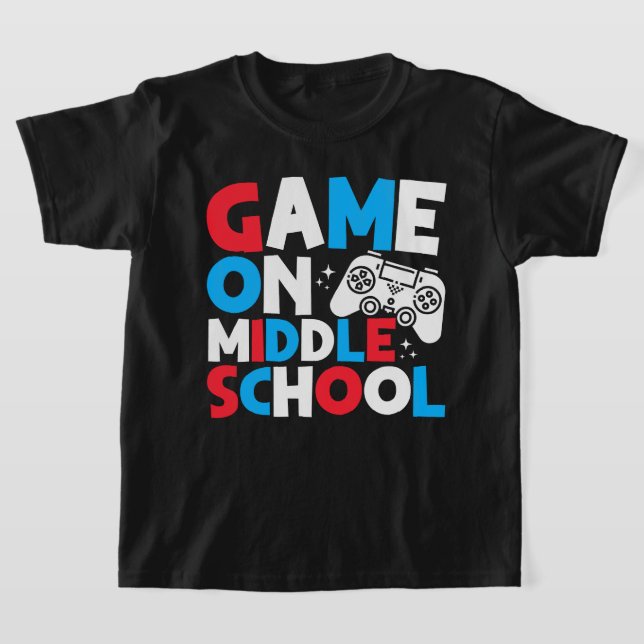 Spel på Mitten School Klass Funny Birthday-spel T Shirt (Laydown)