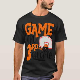 Spel på Roligt 3 Rd-Klass Basketball T Shirt